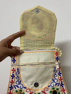 Embroidered Sling Bag