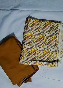 Floral Mustard Fabric