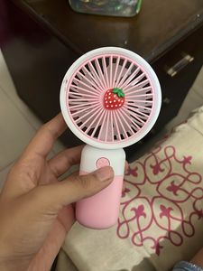 Cute Strawberry Mini Fan