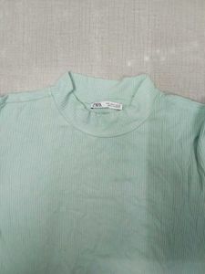 Zara Ribbed Knit Top
