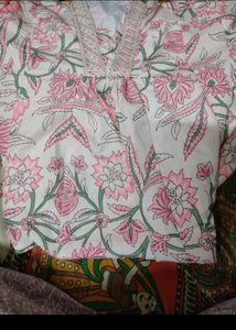 Floral Print Kurta Set