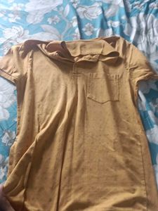 Brown patterned Top