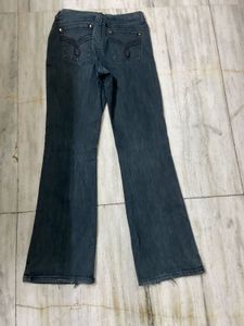 Black High Waist Bootcut Jeans