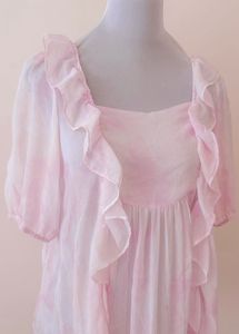 RUFFLE PINK TOP