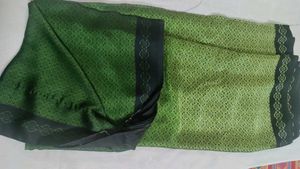 Green Printed Saree