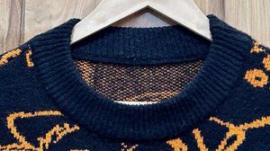 Stitch Graphic Print Sweater