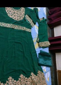 Semi Stitched Ethnic Gown
