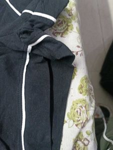 Black &amp; White Trim Shorts