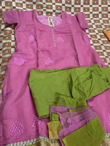 Two Sets Kurta Pajami Dupatta