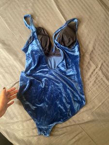 Blue Velvet bodysuit