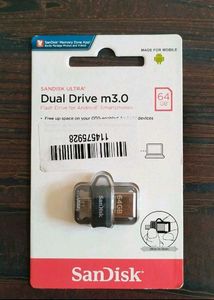 Seal Pack Sandisk Ultra 64GB Dual OTG Pendrive