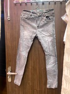 Gray Denim Jeans