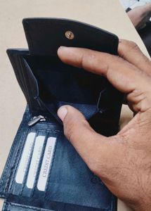 Mens Trendy Genuine Rfid Leather Wallet