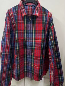 Ralph Lauran Plaid Zip Jacket