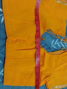 Elegant yellow Saree with blouse