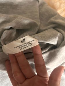 H&amp;M Tshirt And Slit Skirt Co-ord Set
