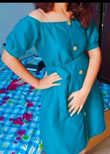 Midi Dress with Belt