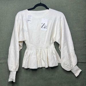 Elegant ZR Peplum Top