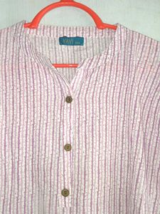 Pink Striped Tunic Dress