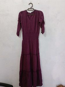 Elegant Purple Maxi Dress