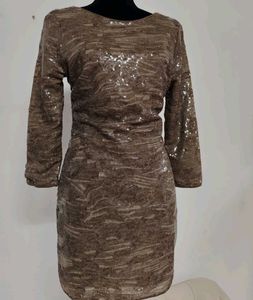 Backless Sequin Dress