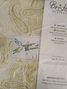 New Double Bed Sheet (550/-Only Not 860/-)