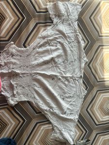 Floral Print White top