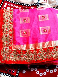 Elegant Pink Saree