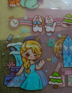 set of 6 sheets Stickers
