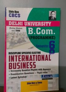 International Business B.Com Hons/Prg