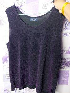 Sparkly Sleeveless Top