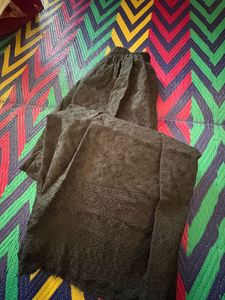 Embroidered Palazzo Pants