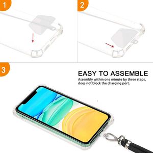 Leather Phone Strap with Clip