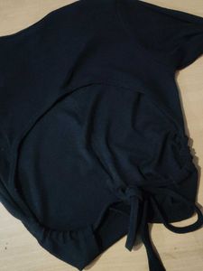 Backless Black Top