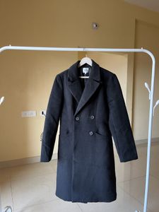Elegant Black Trench Coat