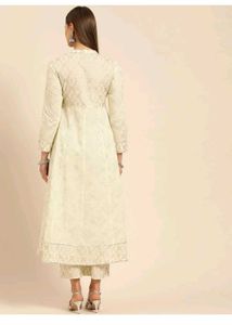 Libas Women Pure Cotton Kurta Palazzo Set