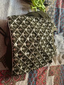 Embroidered Green Blouse