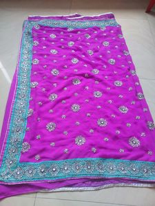 Hand Work  Saree