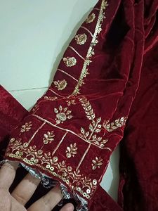 Velvet Heavy Kurta Pant Set