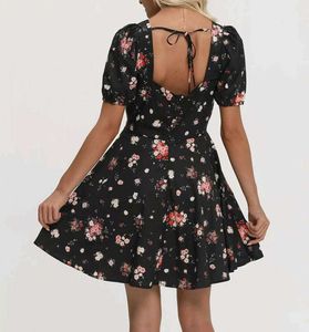 Floral Print Mini Dress