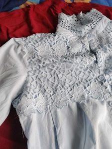 A Beautiful Woman&#39;s Blue shirt