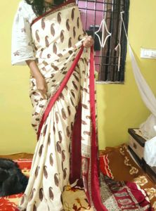 Elegant Printed Saree with blouse