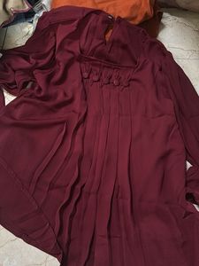Elegant Maroon Top