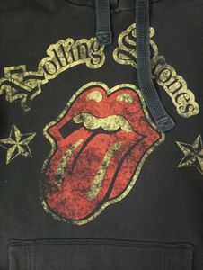 Black Rolling Stones Hoodie