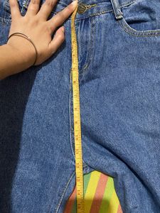 Wide Leg Denim Jeans