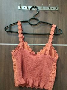 lace crop top