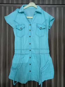 Cute Cyan Top