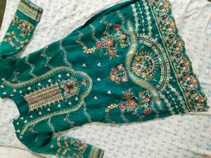 Organza Pakistani Kurta Set