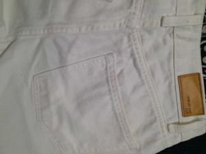 White High Waist Denim Jeans