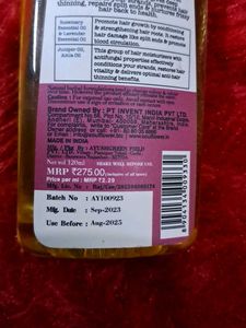 Soulflower Rosemary Lavender Hair Oil 120ml